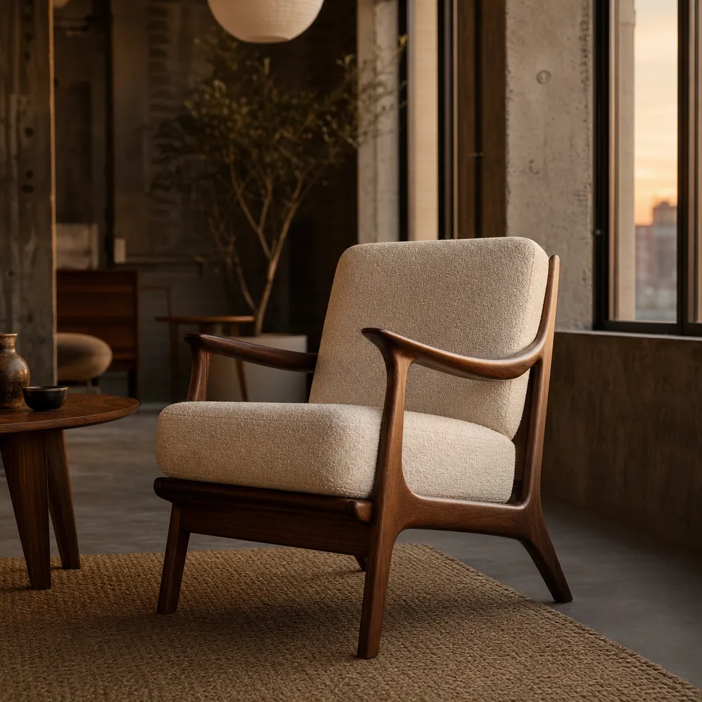 Armchair in a loft