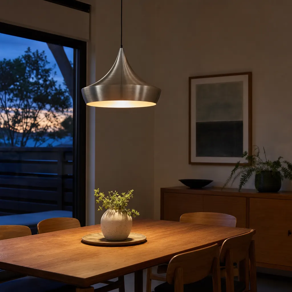 Pendant over a dining table